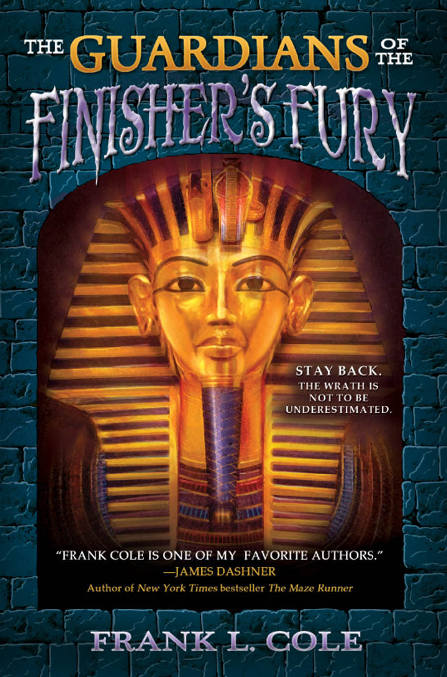 Cover for The Guardians of the Finishers Fury; an image of an Egyptian sarcophagus.